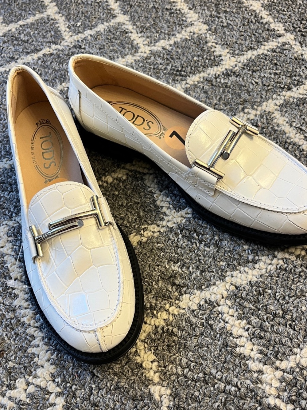 TOD’s Croco Womens genuine leather loafers
